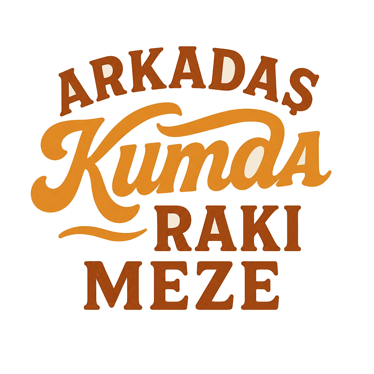 Arkadaş Kumda Rakı Meze Logo